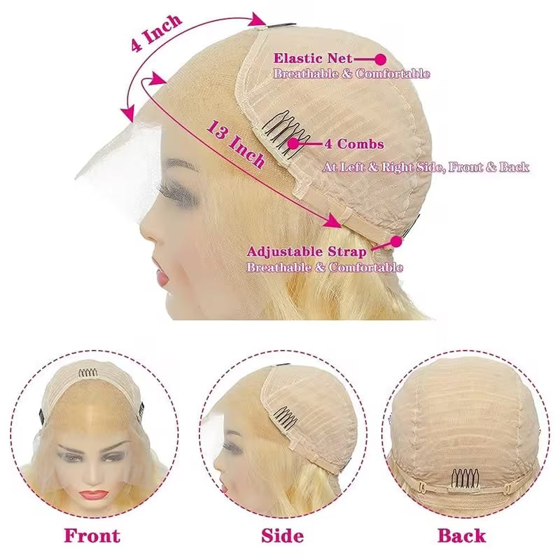 Highlight Lace Front Wig Long Straight