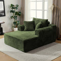 Modern Fabric Corduroy Sofa Bed with Deep Seat