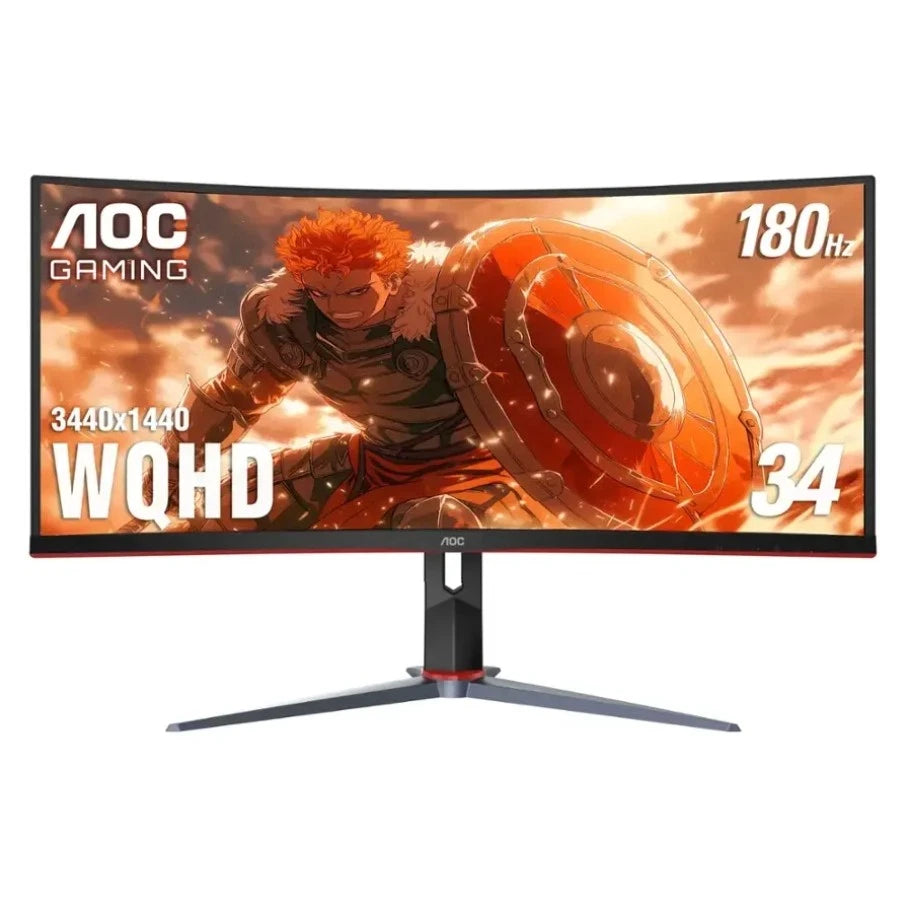 AOC CU34G2XP 34" UltraWide Curved Gaming Monitor WQHD 180Hz HDR400